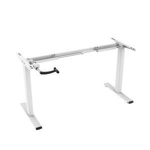 Enconomic Crank Version Rectangular Leg Height Adjustable Desk Frame