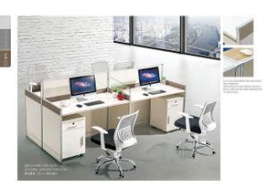 Wholesale Office Linear Workstation Desk with Screen (MFC/Aluminum) U25-2412b
