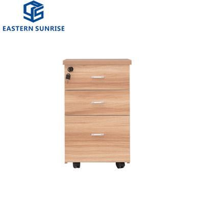 Office Manufacturer Movable 3 Drawers Filling Cabinets