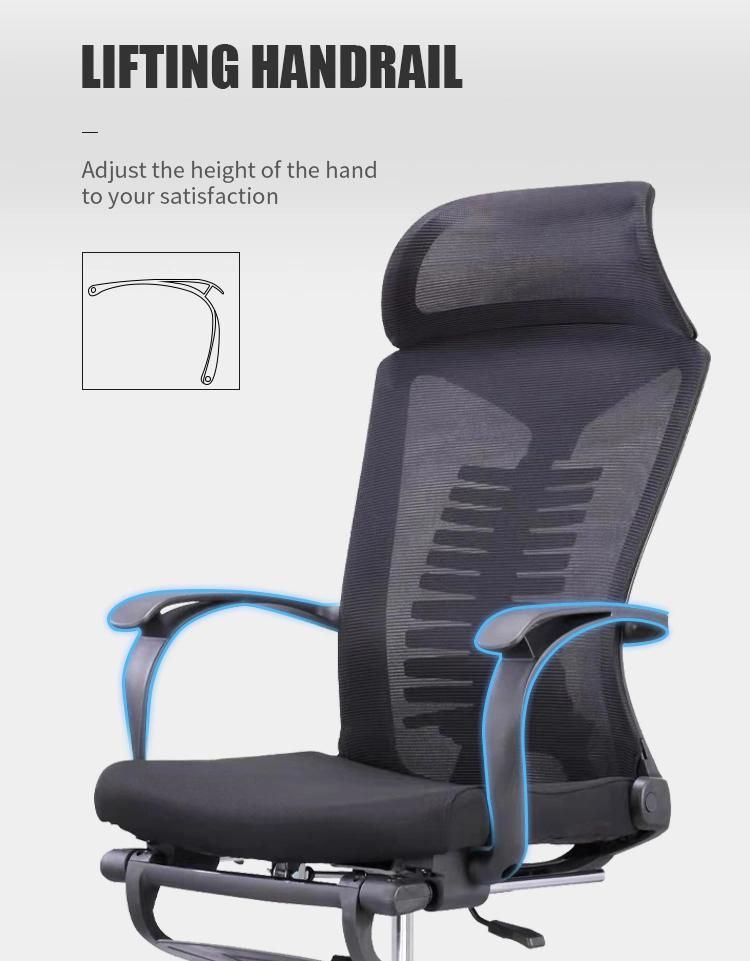 BIFMA Wholesale High Back Manager Boss Modern with Reclining Footrest Executive Office Ergonomic Chair
