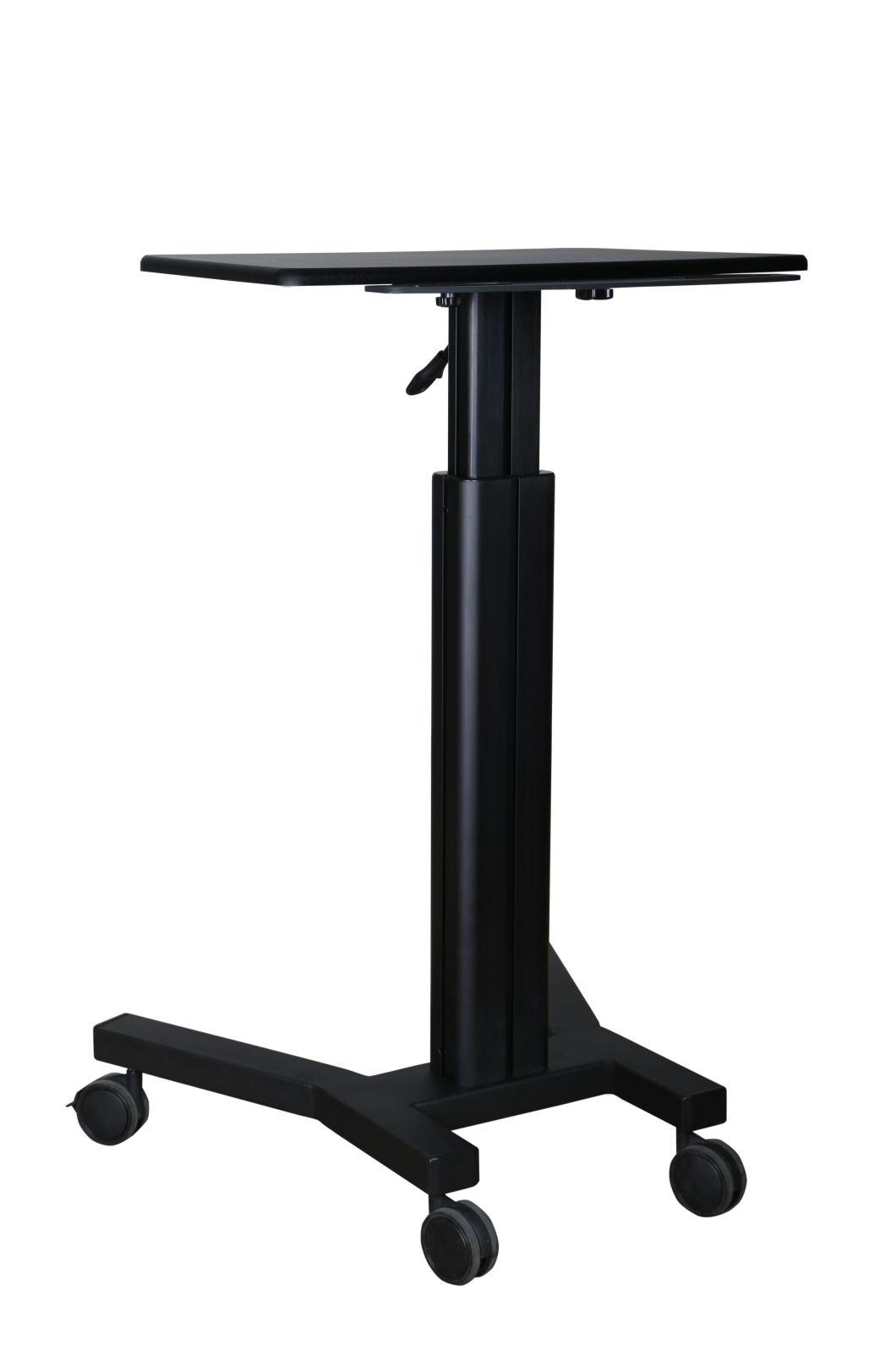 Gas Lift Mobile Computer Workstation/Trolley/Cart 17" Laptop