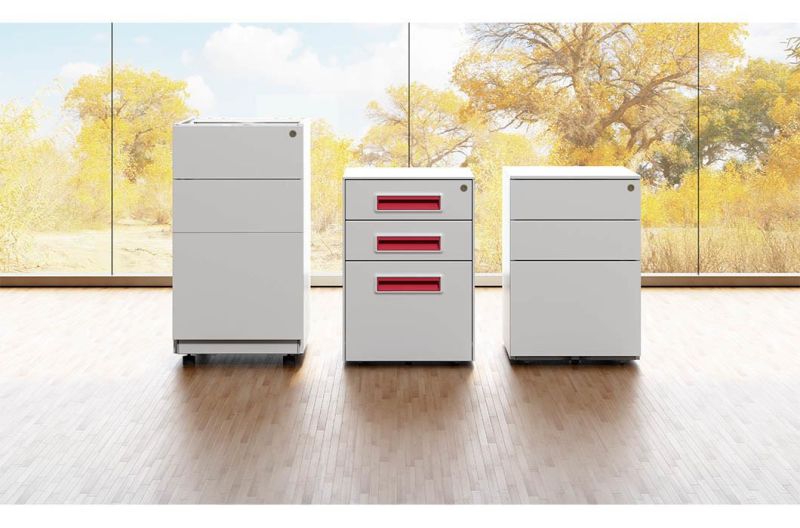 Modern Design Steel Mobile Pedstal Metal Drawer File Cabinet