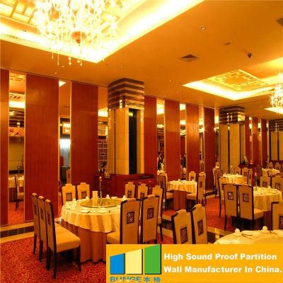 Hotel Movable Partition Conference Center Operable Walls Banquet Hall Folding Wooden Doors for Nigeria
