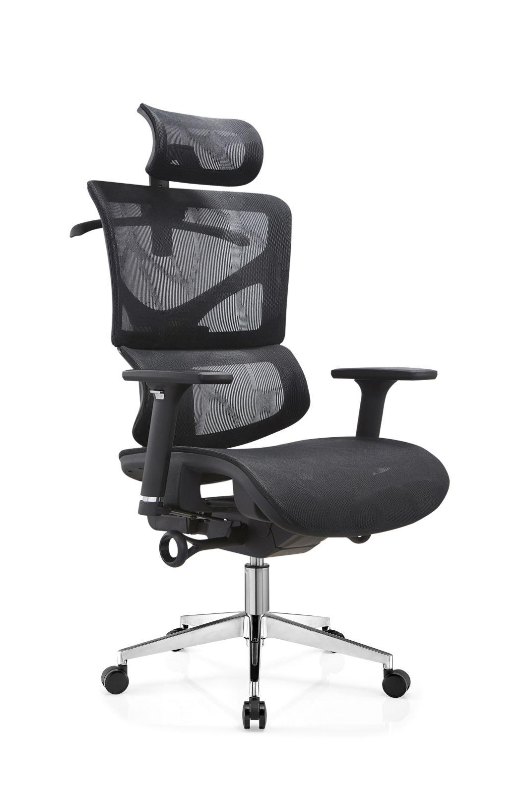 High Back Black Mesh Metal Frame Swivel Task Desk Staff Office Chair