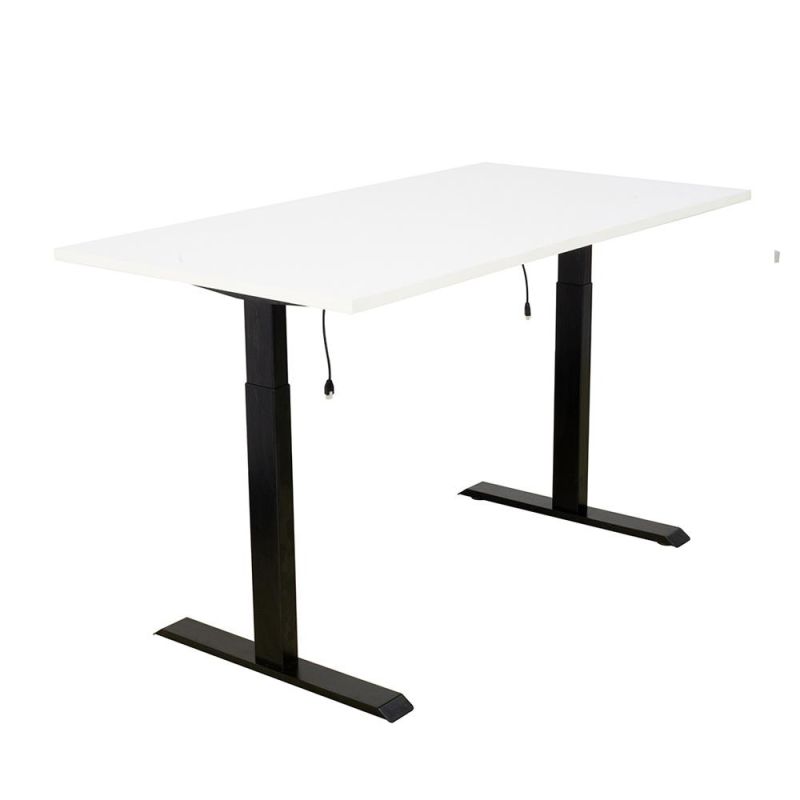 Electric Height Adjustable Desk Office Workstation Executive Computer Sit Stand Table