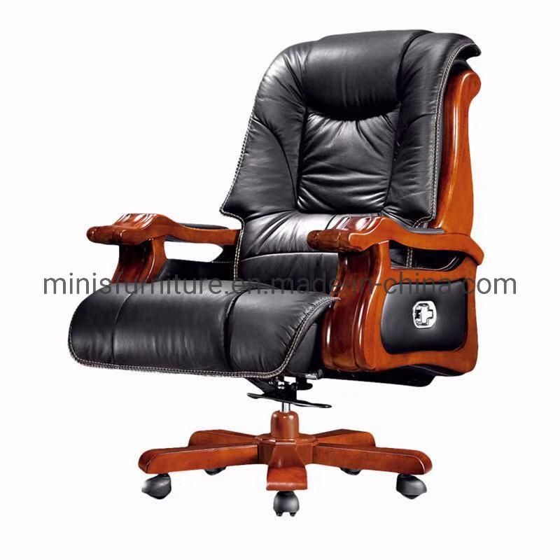 (M-OC082) Boss Furniture Office Executive Swivel Genuine Leather Chair
