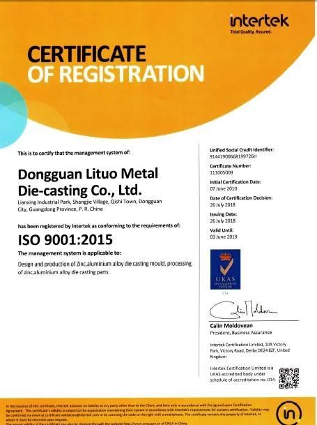 Excellent OEM Aluminium Die Casting Bracket Furniture Part