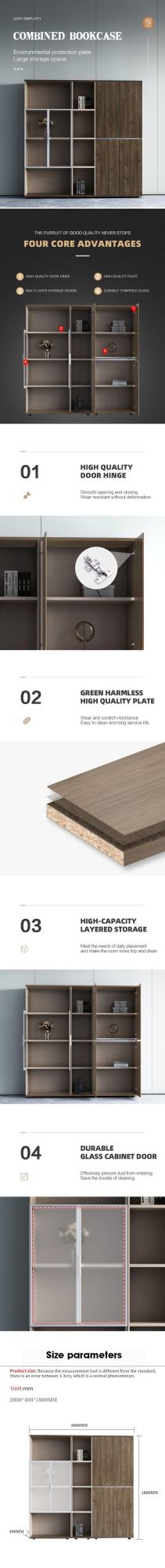New Style Office Furniture Storage File Wooden Home Cabinets