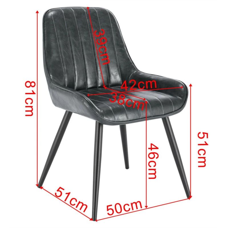 Metal Legs Home Furniture Leather Lounge Chair Leisure Chair