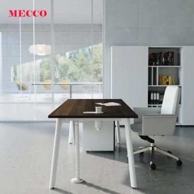 Mecco Unique Design Black Wooden Color Manager Office Table Desk
