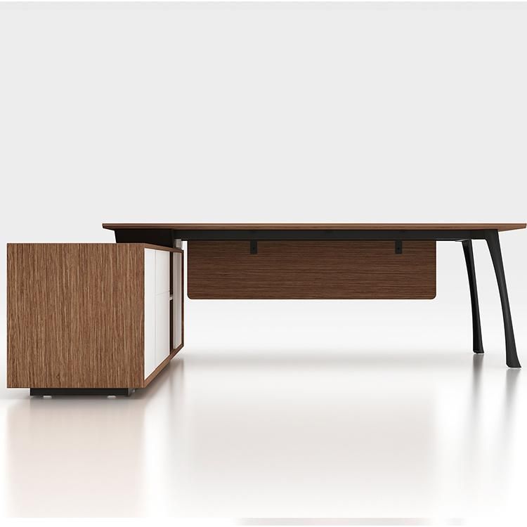 High End Office Furniture Standard Specifications L-Shape Office Table