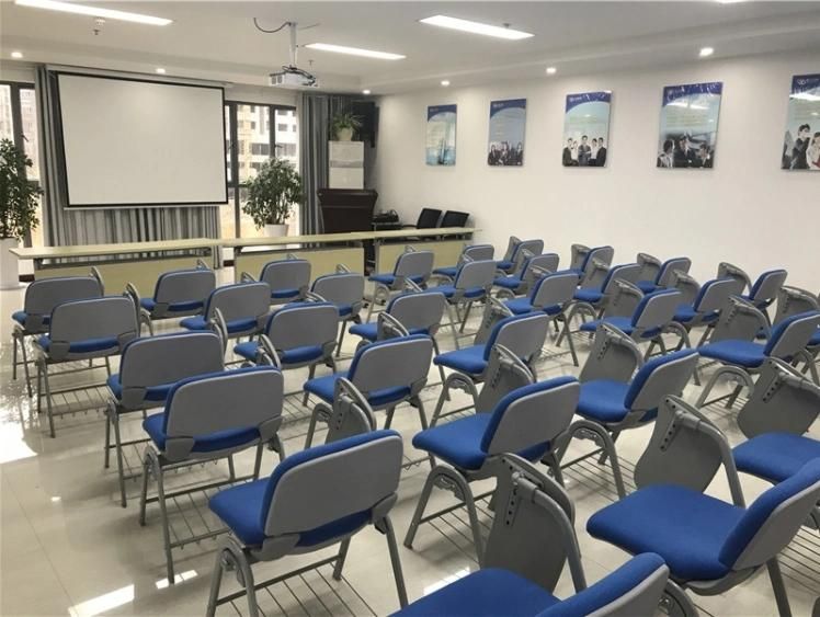 Topsell Bow with Bookshelf Visitor Audience Study Office Conference Plastic Training Chair Simple Computer Furniture