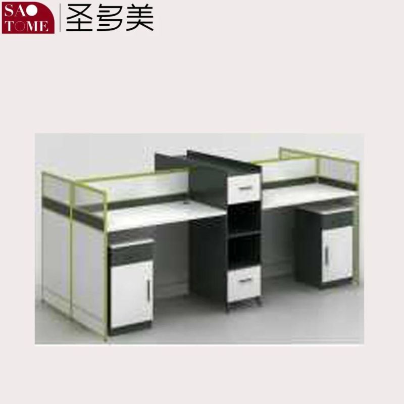 Office Furniture Opposite Four-Person Office Desk