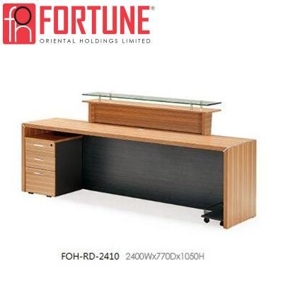 MFC Material Modern Office Desk Reception for Company Use Foh-Rd-2410 (1)