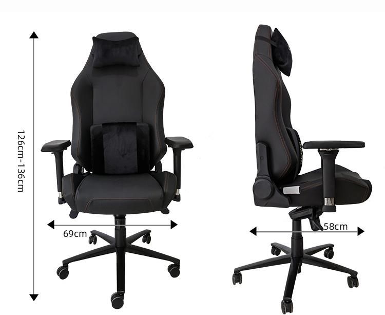 High Quality Black Fabric Swicel Gaming Chair