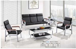 Metal Leg Leahter Office Sofa One Seater and Three Seater 2318#