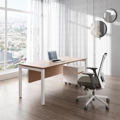 Luxury Wooden Office Furniture Executive Desk with Steel Leg