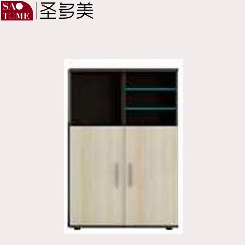 Wooden 2 Door Filing Cabinet Office First Floor Locker