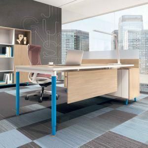 Modern Executive CEO Manager Melamine Wooden L Shaped Office Desk