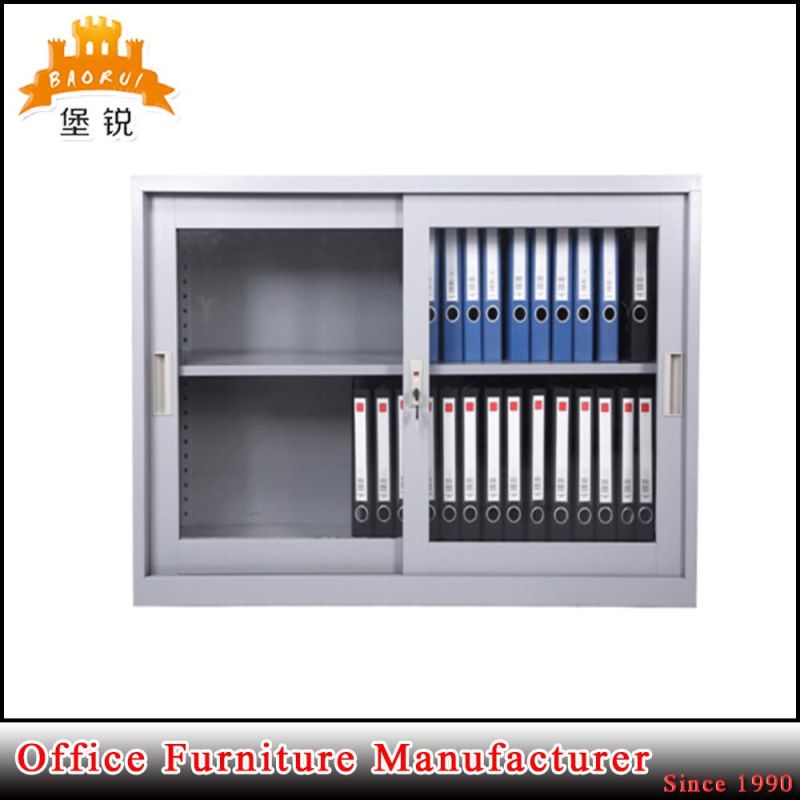 Small Style Office Furniture Low Size Sliding Door File Cabinet