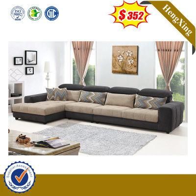 Chinese Modern Sofa Livingroom Furniture Set L Shape 7 Seats Corner Fabric Leather Recliner Sofa