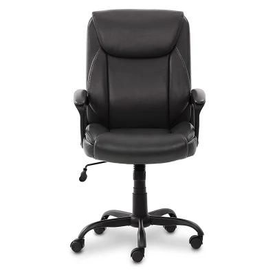 Li&Sung Middle Back PU Leather Executive Manager Office Chair