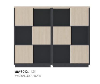 Four Seats Modern MFC Board Panel Commercial Wooden Workstation Table