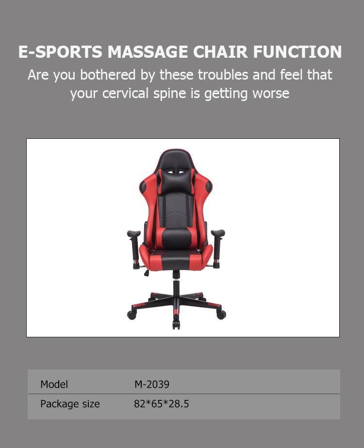 Video Game Chair Executive Rotating Racing Style Ergonomic Lounge Chair Youtube Computer Office Chair Head with Headrest