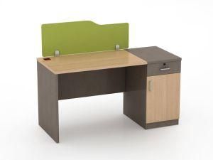 2 People Wooden Modern Style Office Desk Set