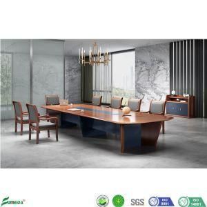 Modern Luxury Wood Veneer Office Furniture Conference Table