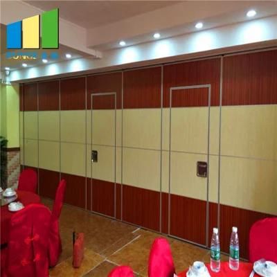 Meeting Room Movable Walls Wooden Sliding Sound Proof Partitions
