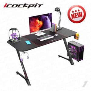 Icockpit New Design Z Shape Computer Gift Packing Expansion Shelf Gaming PC Desk