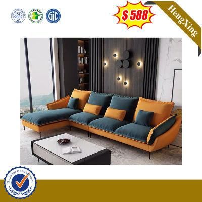 Modern Europe Style Living Room L Shaped Corner Fabric Public Furniture Sectional Office Sofa