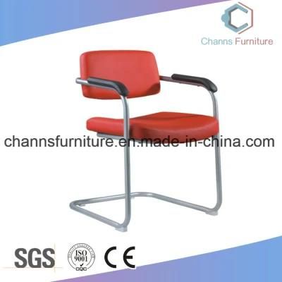 Durable Red Leather Office Furniture Computer Training Chair