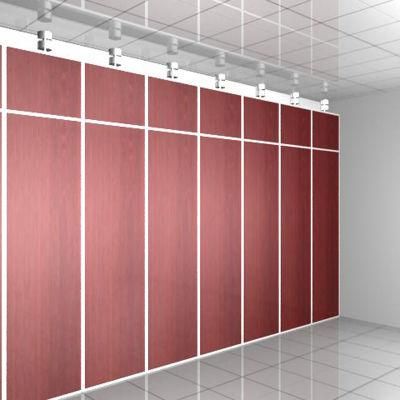 Hotel Demount Able Wall Sliding Folding Door Partition for Training Room