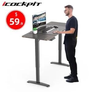 Icockpit Electric Height Adjustable Office Desk Office Table Lifting Table Computer Desk Table Standing Desk
