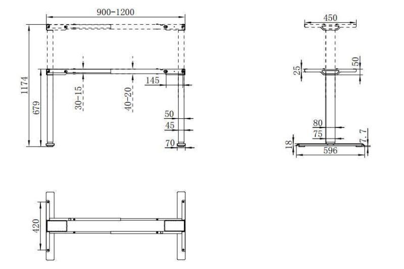 Jiecang Wholesale Cheap Dual Motor Sit Standing Table Electrical Height Adjustable Computer Desk