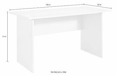 European White Wood Computer Desk/Computer Table for Living Room