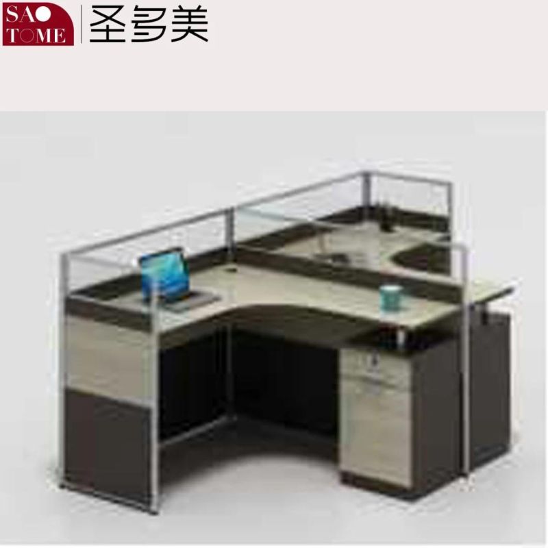 Office Furniture Opposite Four-Person Office Desk