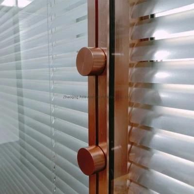 Aluminum Glass Partition Wall with Aluminum Venetian Blinds for Office