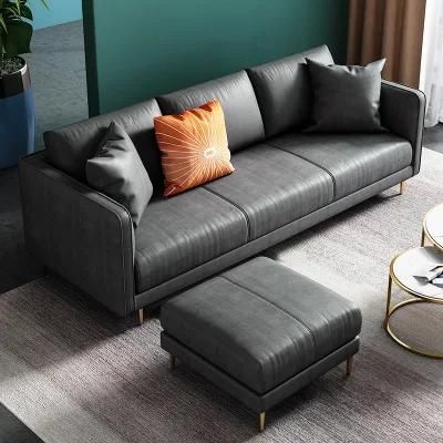 Gracious Modern Designed Luxurious Leather Sofa Set