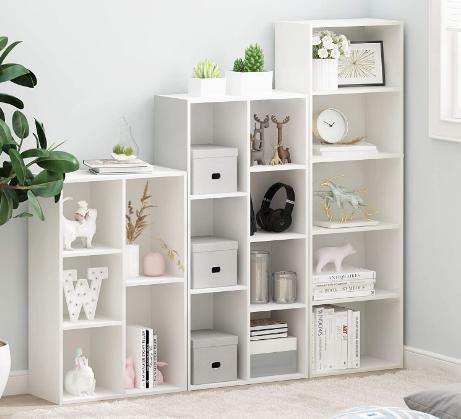5-Cube Open Shelf Bookcase Bookshelf Bookshelves for Home Office