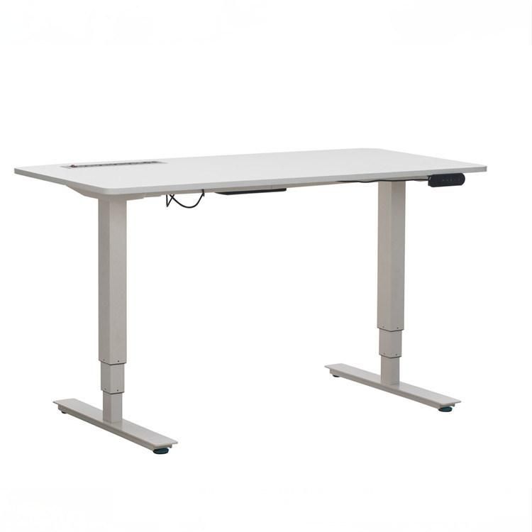Dual Motor Ergonomic White Adjustable Standing Desk Frame Only