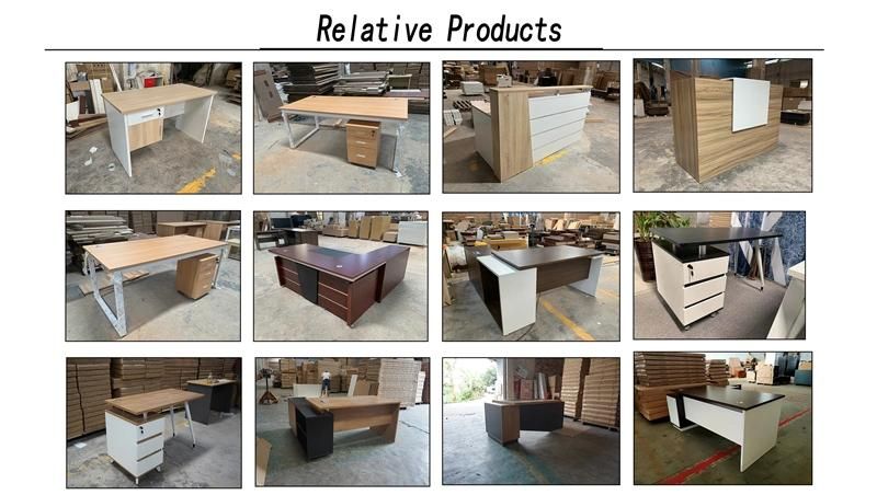 New Design Height Adjustable Wooden Furniture Bamboo Table Study Office Standing Computer Desks with Drawer Cabinet