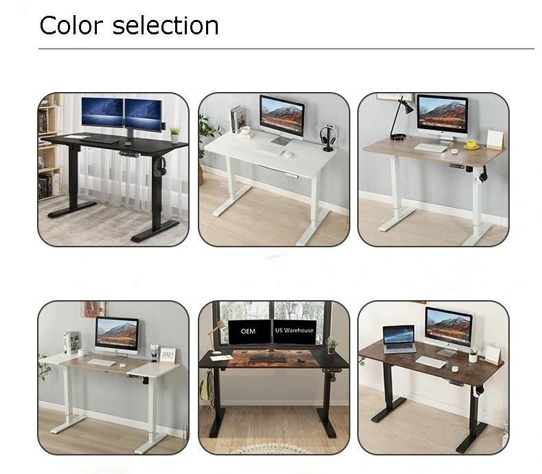 Elites Factory Directly Office Adjustable Standing Desk Home Desk Study Computer Desk