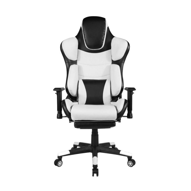 Morden PU Leather Comfortable Computer Gaming Chairs with Footrest