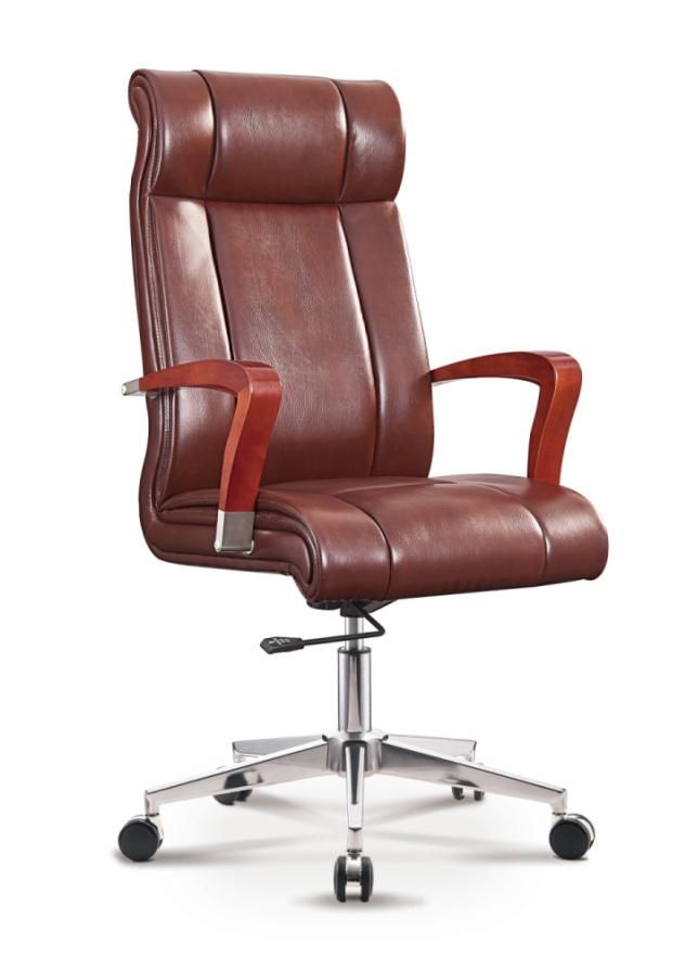 Favorable Promotion Office Furniture Ergonomic Leather Chair for CEO Manager Computer Use