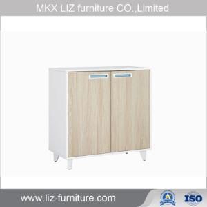Color Optional Wood Book Cabinet Office Furniture Filling Cabinet (GB-0821)
