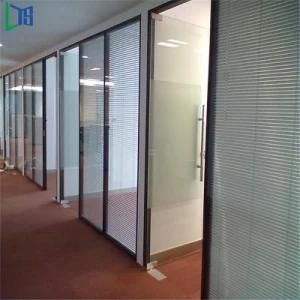 Superior Quality Office Laminated Partition Wall Aluminium Frame Wall Meeting Room Glass Partition