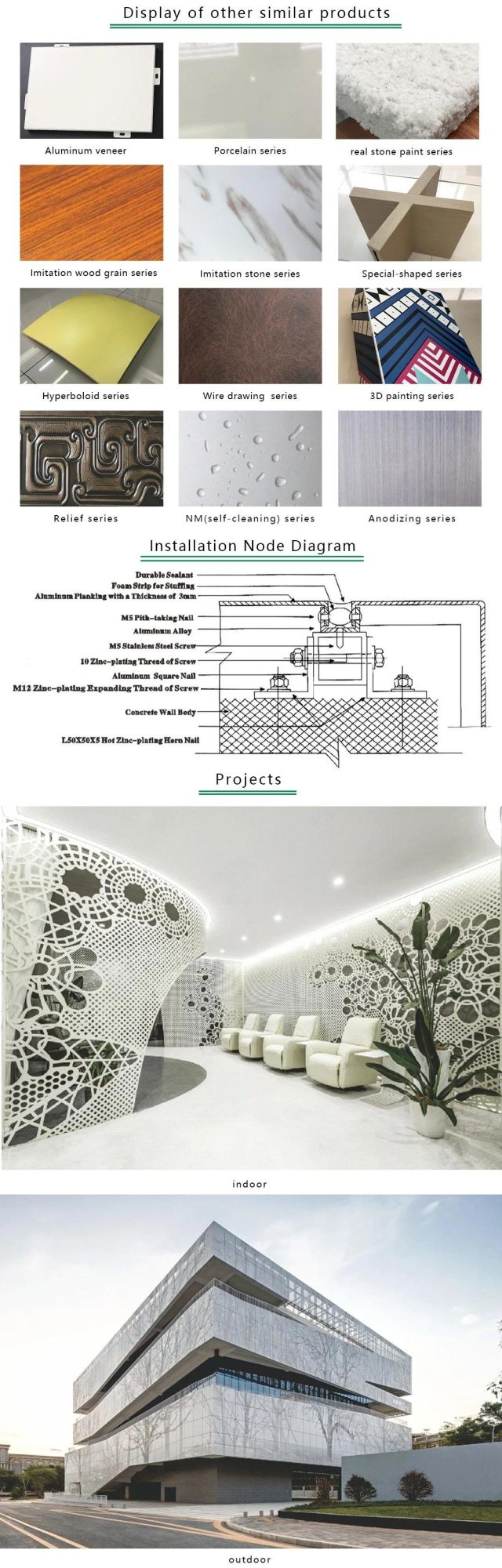 Lobby Feature Walls Design Decorative CNC Panels Privacy Partition Screens